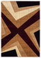 Modern Carpet - 6 x 90" x 0.5 Burgundy Olefin/Polypropylene Area Rug