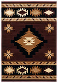 Stair Rug Runner - 31" x 88" x 0.53" Brown Olefin/Polypropylene Runner Rug