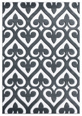 Cheap Runner Rugs - 31" x 88" x 0.53" Grey Olefin/Polypropylene Runner Rug
