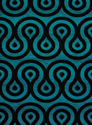 Cheap Runner Rugs - 33" x 86" x 0.4" Aqua Olefin Runner Rug