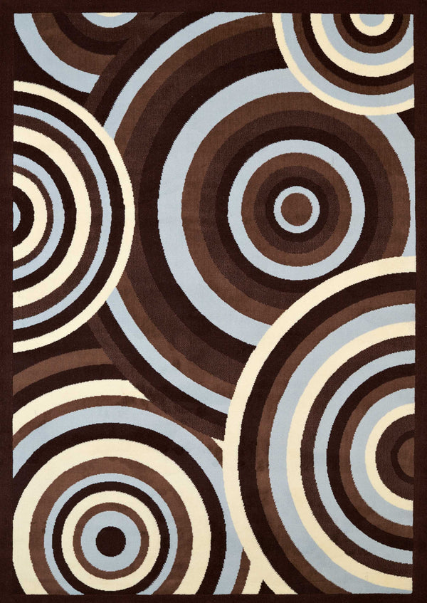 Blue Rug - 22" x 36" x 0.4" Blue Olefin Accent Rug