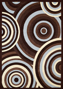 Blue Rug - 94" x 126" x 0.4" Blue Olefin Oversize Rug