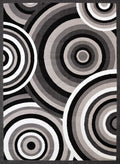 Cheap Runner Rugs - 33" x 86" x 0.4" Grey Olefin Runner Rug
