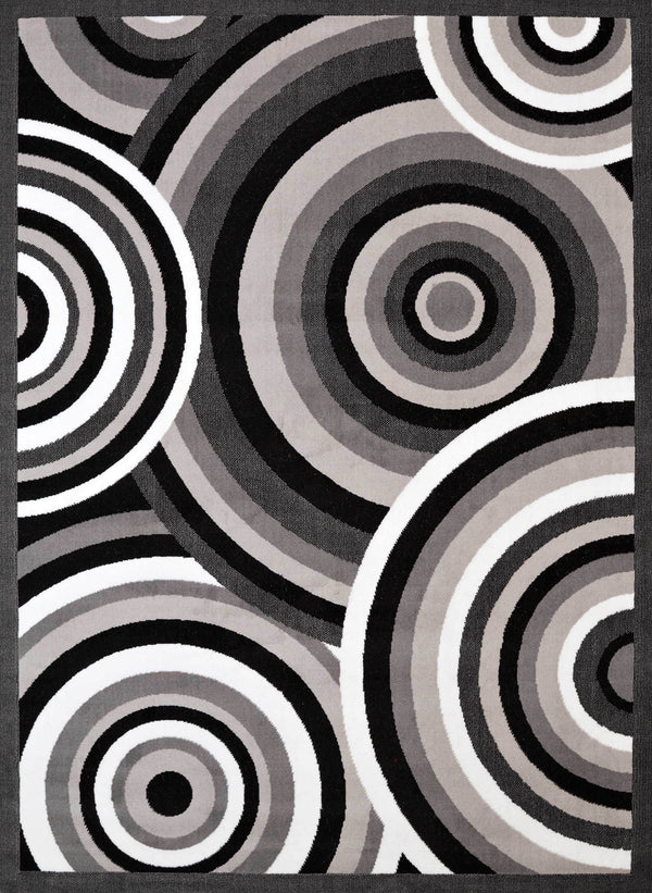 Christmas Rugs - 63" x 86" x 0.4" Grey Olefin Area Rug