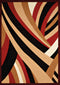 Red Rug - 94" x 126" x 0.4" Red Olefin Oversize Rug