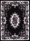 Cheap Runner Rugs - 33" x 86" x 0.4" Black Olefin Runner Rug