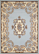 Blue Rug - 22" x 36" x 0.4" Blue Olefin Accent Rug