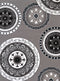 Cheap Runner Rugs - 33" x 86" x 0.4" Grey Olefin Runner Rug