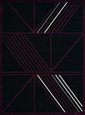 Cheap Runner Rugs - 33" x 86" x 0.4" Plum Olefin Runner Rug