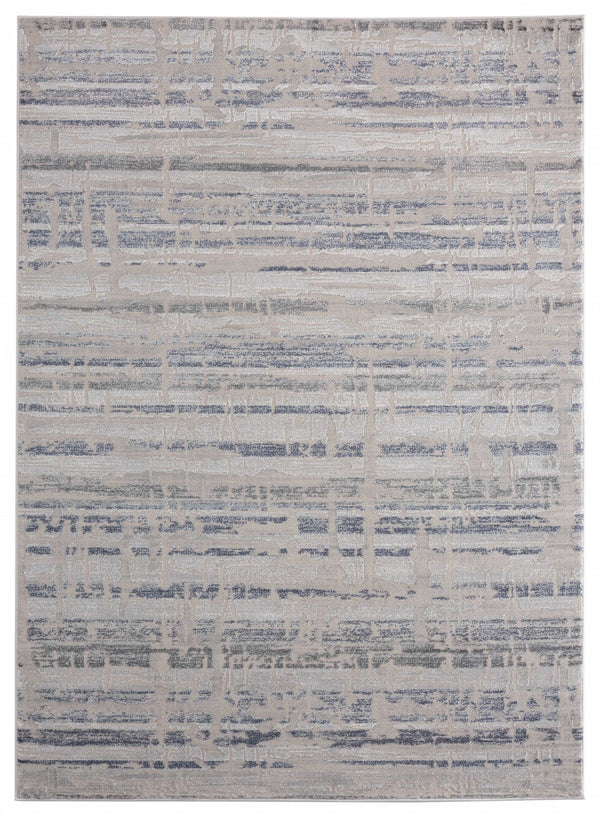 Blue Rug - 150" x 180" x 0.36" Blue Polyester/Olefin Oversize Rug