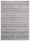 Blue Rug - 150" x 180" x 0.36" Blue Polyester/Olefin Oversize Rug