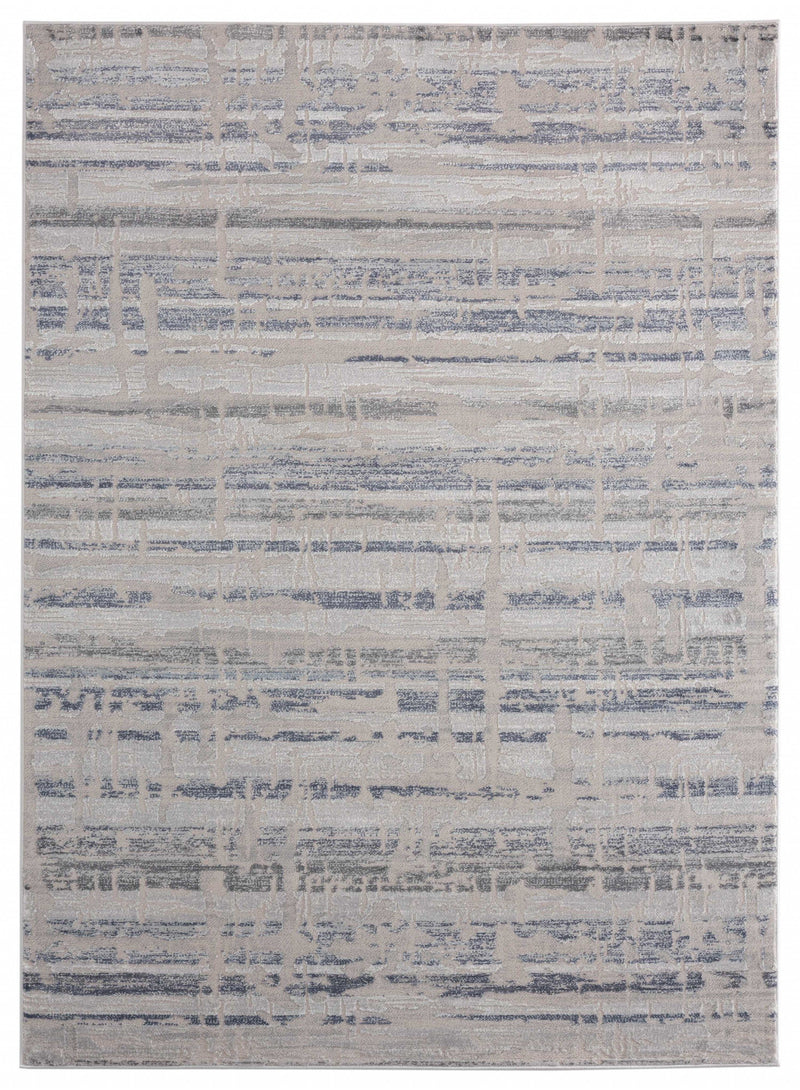 Blue Rug - 150" x 180" x 0.36" Blue Polyester/Olefin Oversize Rug