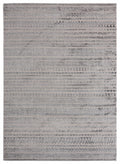 Blue and Grey Rug - 63" x 86" x 0.39" Grey Polyester/Olefin Area Rug