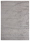 Blue and Grey Rug - 63" x 86" x 0.39" Grey Polyester/Olefin Area Rug