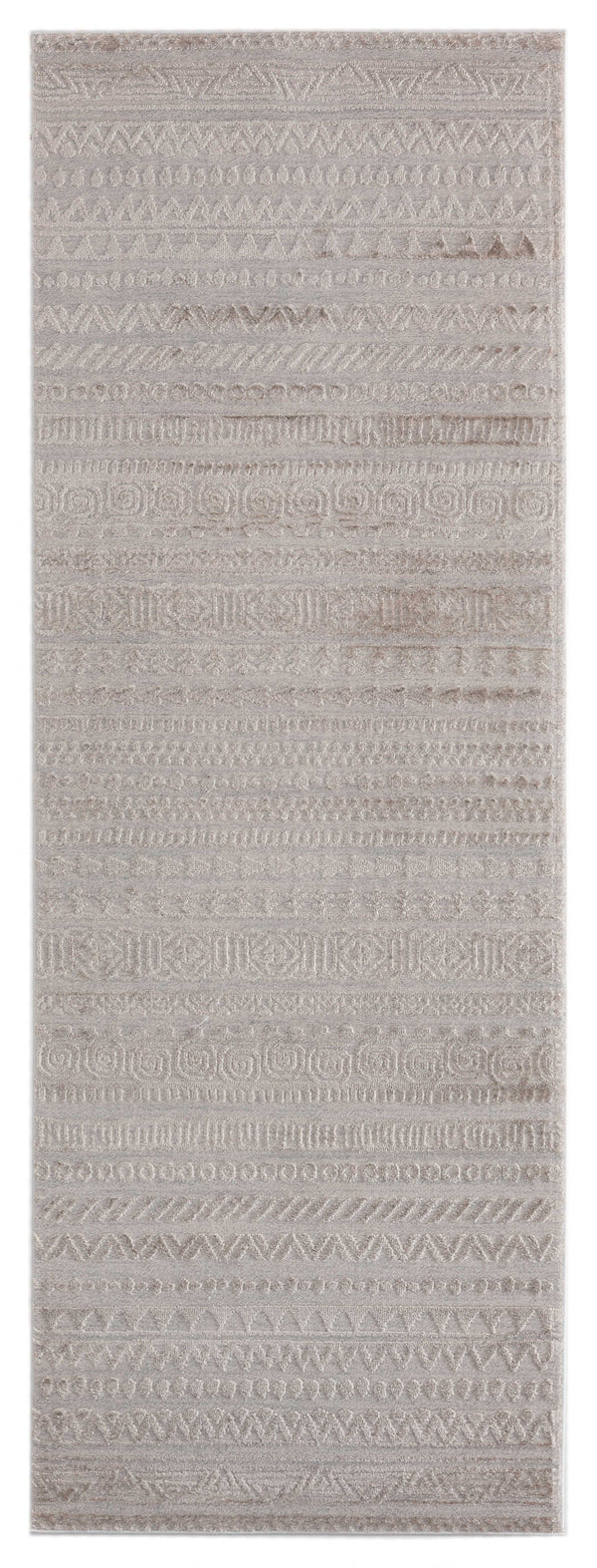 Cheap Runner Rugs - 31" x 86" x 0.39" Wheat Polyester/Olefin Runner Rug