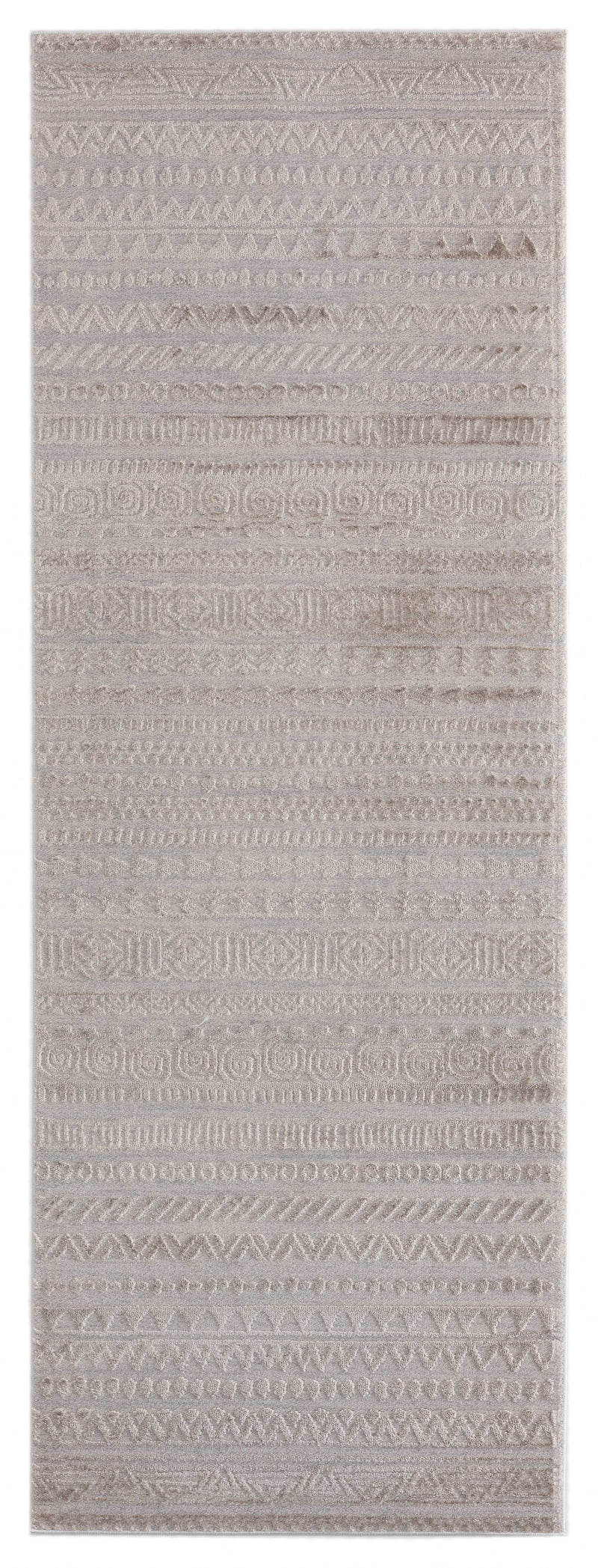 Cheap Runner Rugs - 31" x 86" x 0.39" Wheat Polyester/Olefin Runner Rug