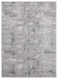 Carpet Warehouse - 23" x 36" x 0.39" Grey Polyester/Olefin Accent Rug