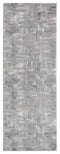 Cheap Runner Rugs - 31" x 86" x 0.39" Grey Polyester/Olefin Runner Rug