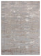 Navy Blue Area Rug - 23" x 36" x 0.39" Wheat Polyester/Olefin Accent Rug