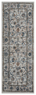 Entryway Runner Rug - 31" x 86" x 0.79" Beige Microfiber/Polyester Runner Rug