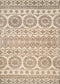 Cream Area Rug - 94" x 126" x 0.39" Cream Polyester Oversized Rug