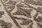 Cream Area Rug - 94" x 126" x 0.39" Cream Polyester Oversized Rug