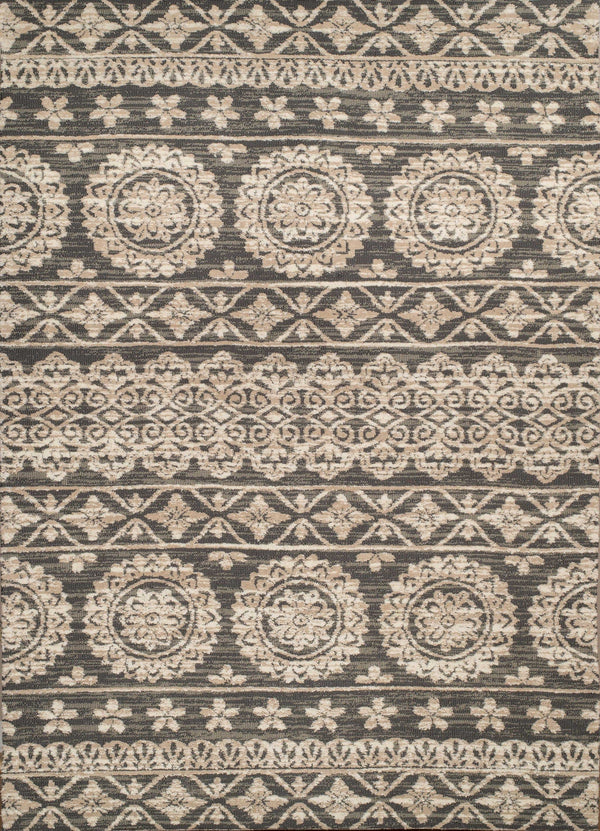 Entryway Runner Rug - 31" x 47" x 0.39" Taupe Polyester Runner Rug