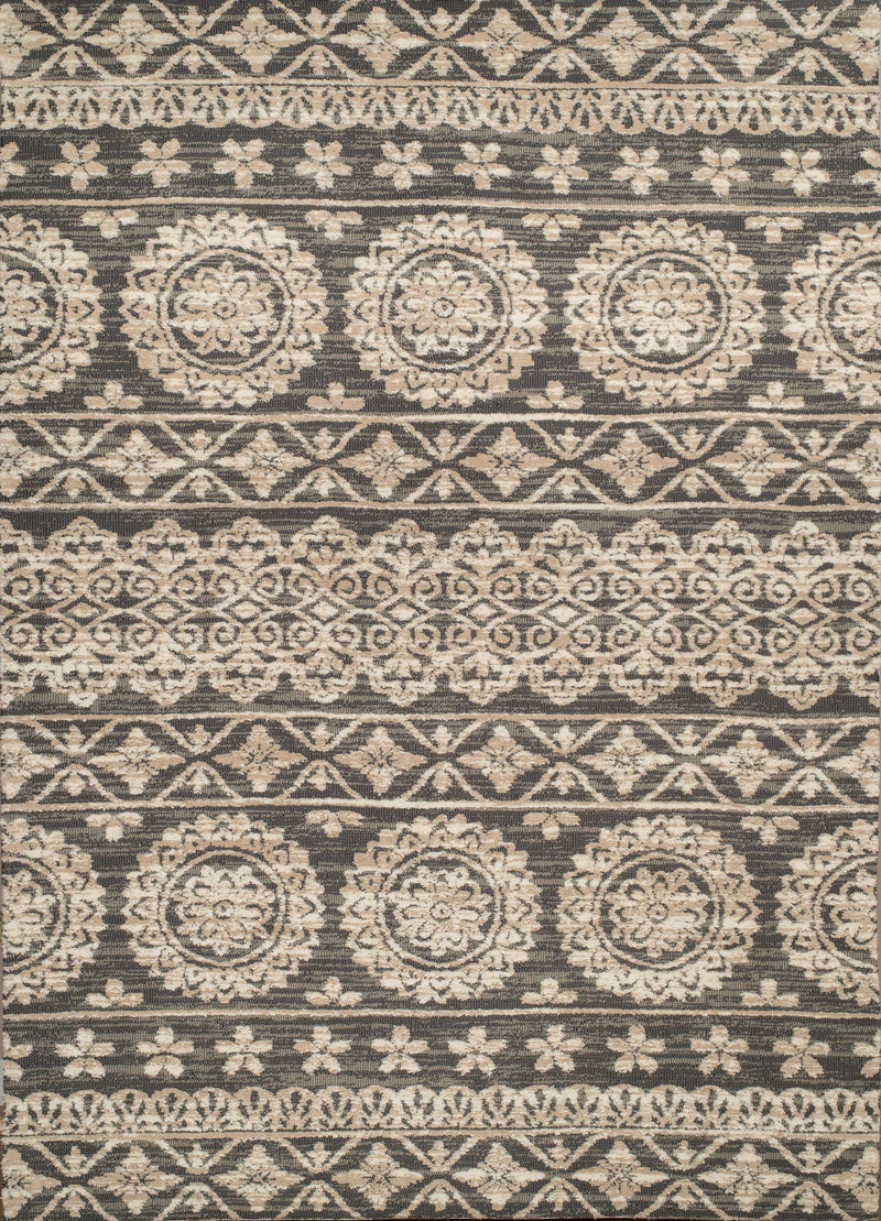 Rugs - 31" x 90" x 0.39" Taupe Polyester Mat Rug