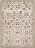 Entryway Runner Rug - 31" x 47" x 0.39" Cream Polyester Runner Rug