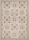 Entryway Runner Rug - 31" x 47" x 0.39" Cream Polyester Runner Rug