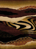 Entryway Runner Rug - 23" x 86" x 0.4" Auburn Polypropylene Runner Rug