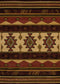 Entryway Runner Rug - 23" x 86" x 0.4" Auburn Polypropylene Runner Rug
