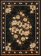 Large Rugs - 94" x 126" x 0.4" Black Polypropylene Oversize Rug