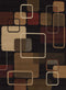 Entryway Runner Rug - 23" x 86" x 0.4" Black Polypropylene Runner Rug