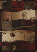 Outdoor Runner Rug - 23" x 86" x 0.4" Olive Polypropylene Runner Rug
