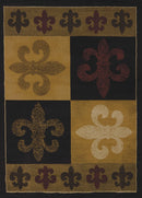 Outdoor Runner Rug - 23" x 86" x 0.4" Olive Polypropylene Runner Rug