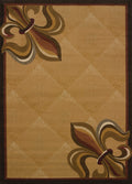 Room Rugs - 22" x 36" x 0.4" Berber Polypropylene Accent Rug