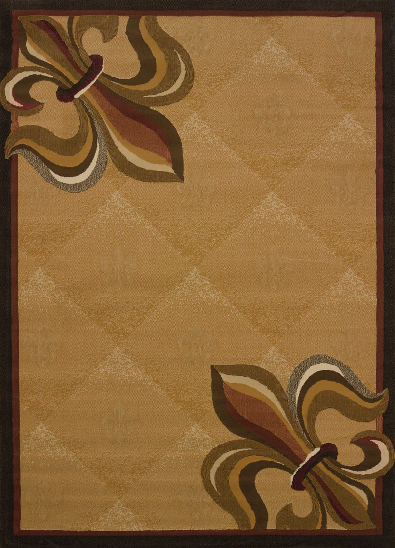 Room Rugs - 22" x 36" x 0.4" Berber Polypropylene Accent Rug