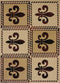 Outdoor Runner Rug - 23" x 86" x 0.4" Linen Polypropylene Runner Rug