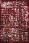 Gray Area Rug - 31" x 47" x 0.43" Garnet Polypropylene/Polyester Mat Rug