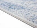 Blue Rug - 63" x 86" x 0.31" Denim Blue Olefin Area Rug