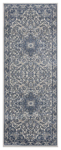 Outdoor Runner Rug - 31" x 86" x 0.31" Cream Olefin Runner Rug