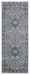 Outdoor Runner Rug - 31" x 86" x 0.31" Cream Olefin Runner Rug
