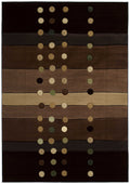 Large Area Rugs Cheap - 94" x 126" x 0.47" Chocolate Polypropylene Oversize Rug