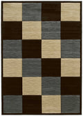 Blue Rug - 22" x 32" x 0.47" Smoke Blue Polypropylene Accent Rug