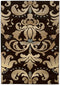 Carpet Depot - 22" x 32" x 0.47" Smoke Blue Polypropylene Accent Rug