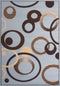 Blue Rug - 33" x 39" x 0.31" Blue Polypropyelene Accent Rug