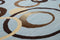 Blue Rug - 33" x 39" x 0.31" Blue Polypropylene Accent Rug