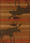 Rugs - 31" x 88" x 0.47" Terracotta Polypropylene Runner Rug