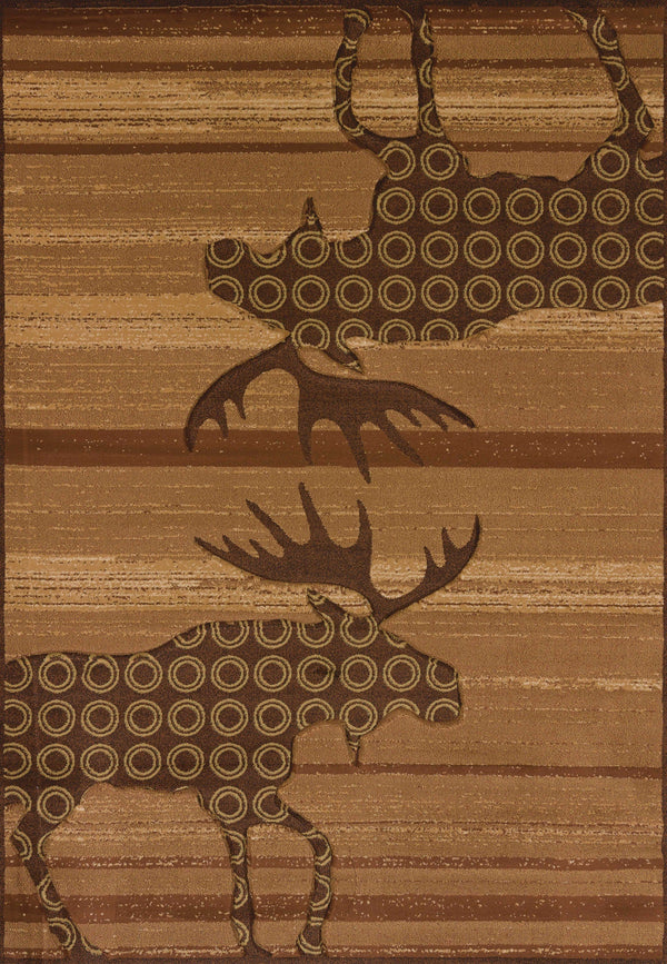 Rugs - 31" x 88" x 0.47" Toffee Polypropylene Runner Rug